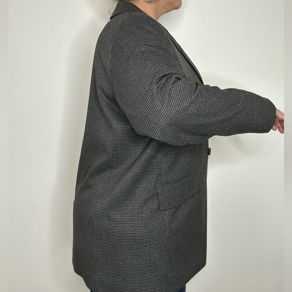 H&M Oversized Houndstooth Print Double Breasted Blazer - Picture 5 of 6